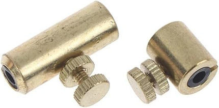 Cello Wolf Tone Eliminator, Violin/Viola Wolf Note Suppressor: Brass-Rubber Tube Weight for Afterlength G/C | Slide-Fit Adjuster for Afterlength Section | Bowed Instrument Setup (2 Gold)