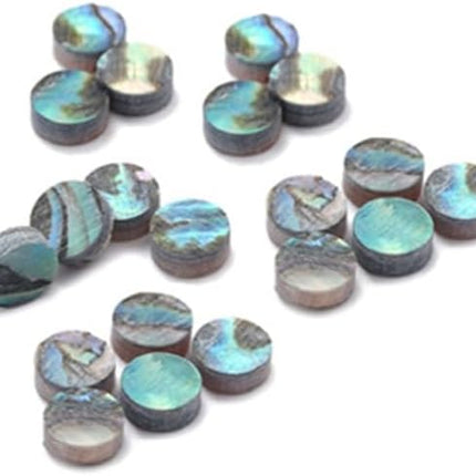 20 Pcs Abalone Shell Material Dots Fingerboard Inlay Dot Guitar Fretboard Dots
