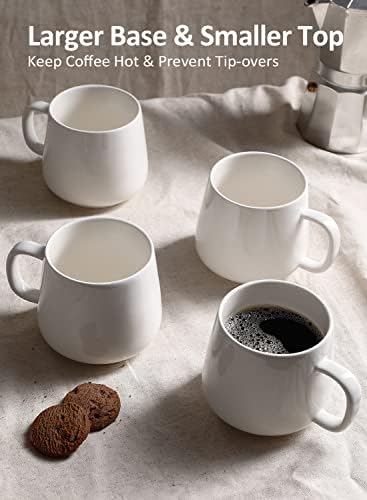Teocera Coffee Mugs - In Use with Coffee