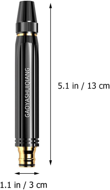 High Pressure Power Washer Nozzle with Metal Connector Set