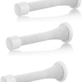White Spring Wall Door Stopper, 3-Pack