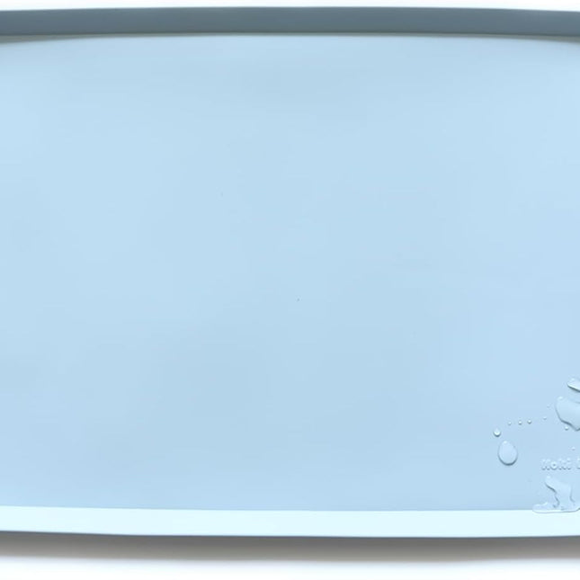 Silicone Pet Food Mats - Non Slip Bowl Placemats for Dogs & Cats - Waterproof, Suitable for Carpet - Frost