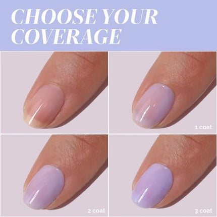 LONDONTOWN Lakur Nail Polish – Blue, Long-Lasting, Streak-Free, Chip-Resistant | 21+ Free Non-Toxic Vegan Nail Color, Strengthens & Hydrates Nails, 0.4 Fl Oz, Cloud Nine