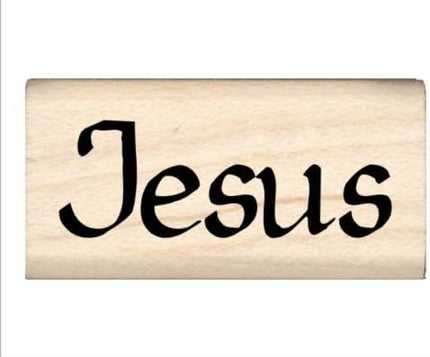 Stamps by Impression Jesus Rubber Stamp - .45" x 1.25"