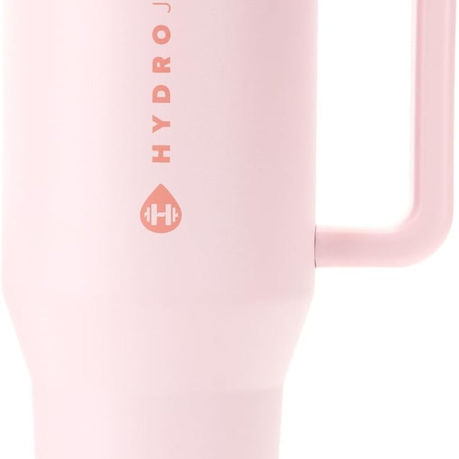 Traveler 40oz, Insulated Water Bottle with Handle, Pink Sand