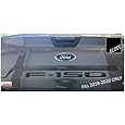 Tailgate Insert Letters for 2018 2019 2020, 3D Raised Tailgate Decals with Strong Adhesive, Durable ABS Plastic Emblems, Easy Installation, Matte Black