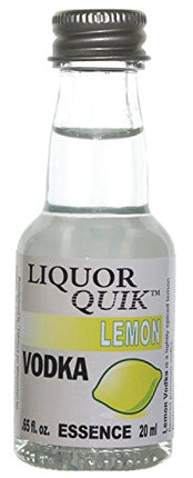 Liquor Quik Natural Vodka Essence, 20 mL (Lemon Vodka)