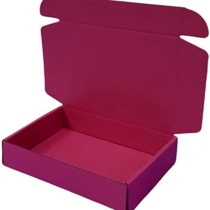 50 Pcs 4.1 x 3 x 1.2 inches Mini Size Shipping Boxes for Small Business Cardboard Corrugated Mailer Boxes for Shipping Packaging Holidays Craft Gifts Giving Products (Cranberry)