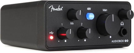 Fender AudioBox GO USB Audio Interface, for Guitarist, Vocalist, or Producer. Includes easy to use software, Fender Studio app, Amp and FX pack to create Studio Quality recordings. PC/Mac
