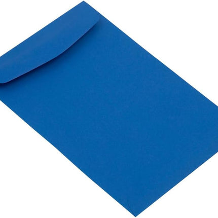JAM PAPER 6 x 9 Open End Catalog Premium Envelopes - Presidential Blue - 50/Pack