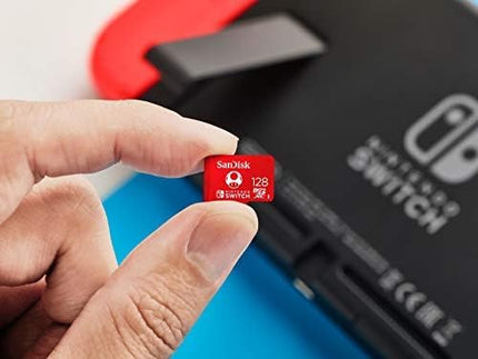 SANDISK 128GB microSDXC Card Licensed for Nintendo-Switch - Made for Nintendo-Switch, OLED, and Lite - SDSQXAO-128G-GNCZN