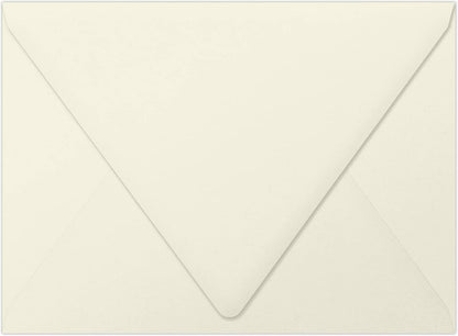 A7 Contour Flap Invitation Envelopes | 5 1/4" x 7 1/4" | Natural | 70lb Text | 50 Qty