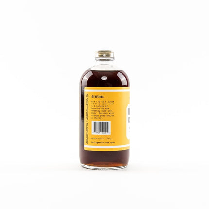 Wood Stove Kitchen - Old Fashioned Mix | Cocktail & Mocktail Mixer - Natural Craft Syrup with Tasty Flavors - Concentrated & Alcohol Free - Aromatic, Gentian Root, Orange & Cinnamon, 16 oz.