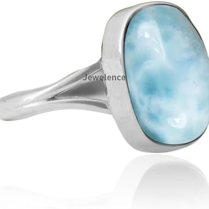 Sterling Silver 925 Ring For Women & Girls Genuine Gemstone Ring Sterling Silver Statement Ring Black Gemstone Ring