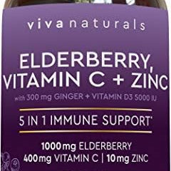 Viva Naturals Elderberry with Vitamin C  - image 1