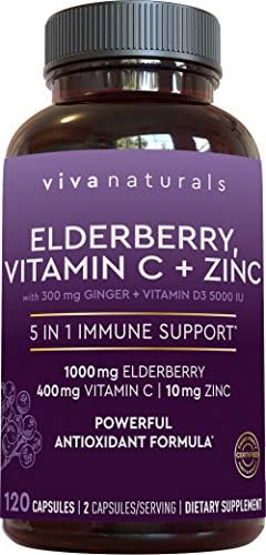 Viva Naturals Elderberry with Vitamin C  - image 1