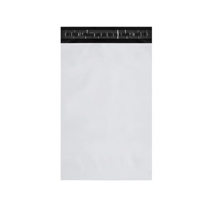 Poly Mailers Shipping Envelope Self Sealing Bags (12x15.5 100pc) (PM100), White
