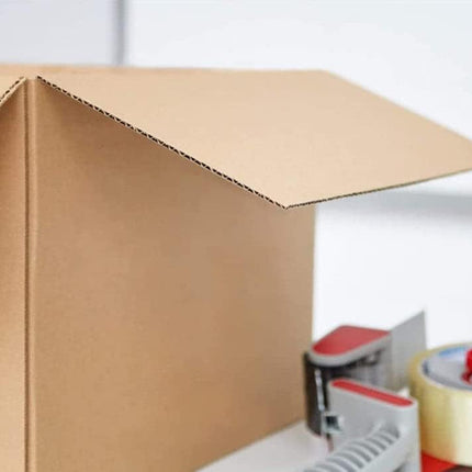 Secure Seal - 8x8x6 Pack of 100 Corrugated Cardboard Packing Shipping Mailing Moving Carton Boxes