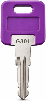 G352 Replacement Keys, 3 Pack, Compatible with Global Link RV Trailer Camper Locks, Pre Cut to Key Code Series G301–G390, with one G391 Key