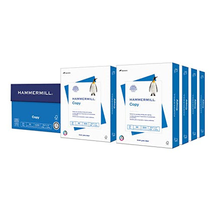 Amazon.com : Hammermill Printer Paper, 20 lb Copy, 8.5 x 11-8 Ream (4,000 Sheets) - 92 Bright, Made in the USA : Office Products