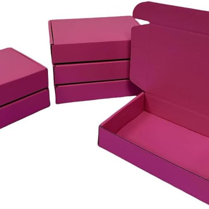 50 Pcs 4.1 x 3 x 1.2 inches Mini Size Shipping Boxes for Small Business Cardboard Corrugated Mailer Boxes for Shipping Packaging Holidays Craft Gifts Giving Products (Cranberry)