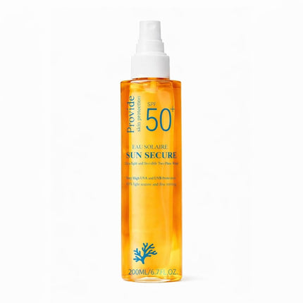 Eau Solaire Sun Secure SPF50 Spray, Lightweight Sun Protection Mist,6.7oz
