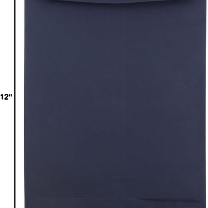 JAM PAPER 9 x 12 Open End Catalog Premium Envelopes - Navy Blue - 50/Pack
