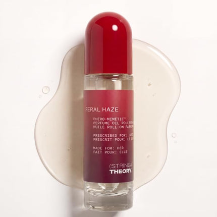 STRING THEORY Pheromone Roll On Perfume Oil for Women - Spicy & Sweet Vanilla Amber Boozy Gourmand Musk - Dark Rum, Vanilla, Creamy Tonka Bean - Long-Lasting Fragrance - Pheromones Phero-Mimetic Oil