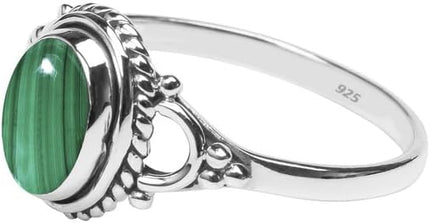 Natural Gemstone Stone Rings- 925 Sterling Silver Ring For Womens and Girls Christmas Gift