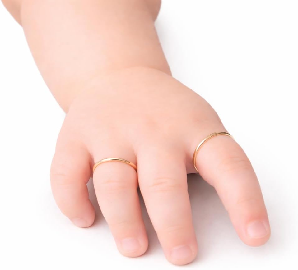 14k Gold Filled Baby Stacking Ring, Size 0