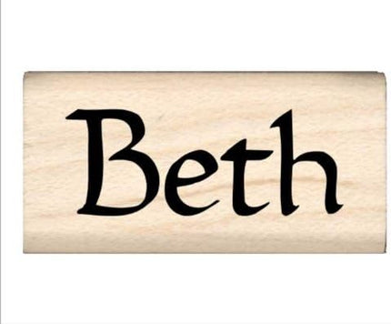 Stamps by Impression Beth Name Rubber Stamp