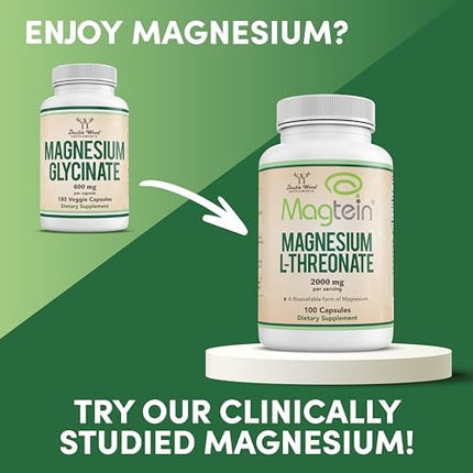 Double Wood Magnesium Glycinate benefits and features