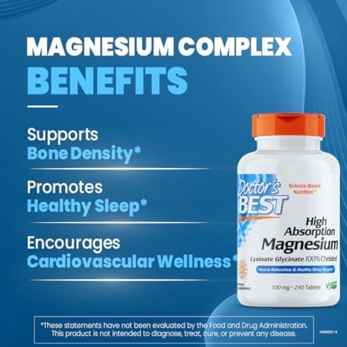 Doctor's Best Magnesium Glycinate - Supplement Facts