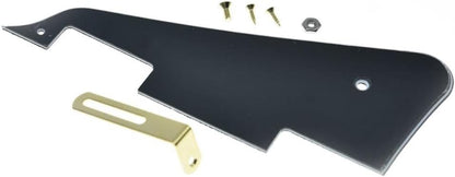 Black 3-Ply LP-Style Guitar Pickguard with Gold Bracket and Steel Screws - photo 4