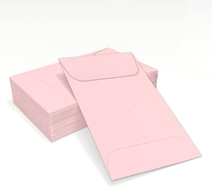 Candy Pink Coin Envelopes, 2 1/4 x 3 1/2 Inch, 50 Count - photo 4