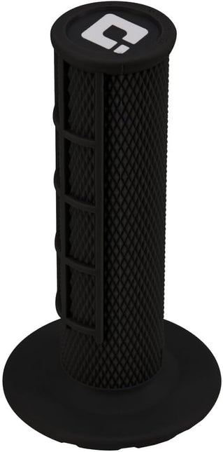 Motocross Single Ply Half Waffle Grips - Black Pair