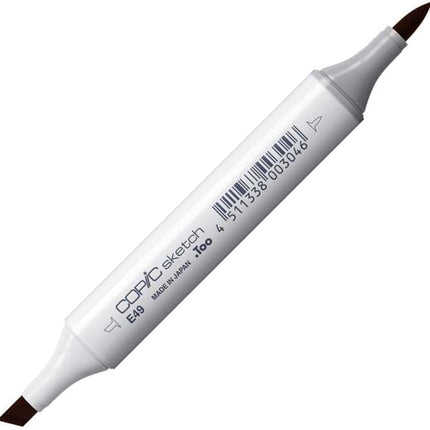 Copic Markers E49-Sketch, Dark Bark, 1 Count (Pack of 1)