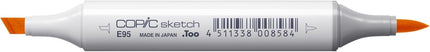 Copic Markers E95-Sketch, Flesh Pink Update to Tea Orange, 1 Count (Pack of 1)