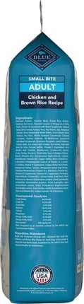 Blue Buffalo Life Protection Formula Adult Small Bite Dry Dog Food, Helps Build and Maintain Strong Muscles, Made with Natural Ingredients, Chicken & Brown Rice Recipe, 15-lb. Bag