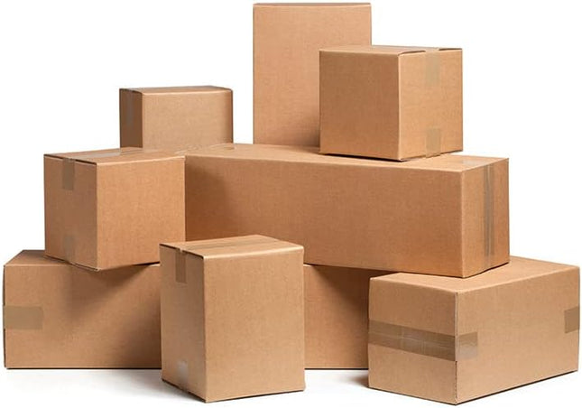 8x8x6 Pack of 100 Corrugated Cardboard Packing Shipping Mailing Moving Carton Boxes - photo 2