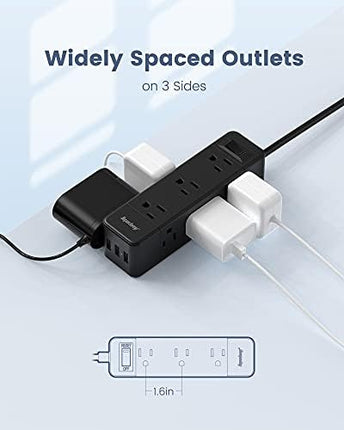 Power strip - USB ports close-up