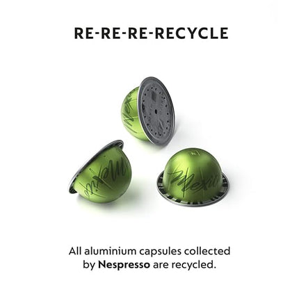 Nespresso Capsules Vertuo, Double Espresso Dolce, 30-Count Espresso Pods, Brews 2.7 oz.
