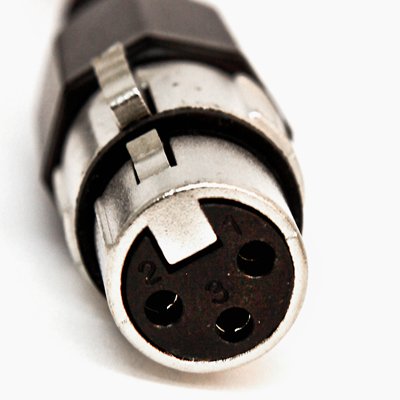 SEISMIC AUDIO - SAXLX-3 - 6 Pack of 3' Black XLR Male to XLR Female Patch Cables - Balanced - 3 Foot Patch Cords