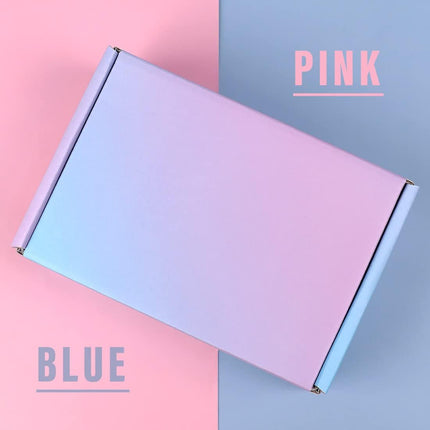 6x4x2 Inch Small Shipping Boxes for Packaging Small Business, 50 Pack Mailing Boxes Corrugated Cardboard Mailer Gift Box (Gradients)