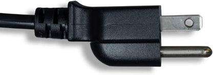 Power Cord Extension and Splitter, NEMA 5-15P to Dual NEMA 5-15R, 16 AWG, 13A, 125V, Black - photo 3