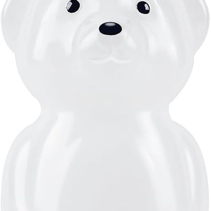 Mootikar Honey Bear Straw Cups for Babies 1 pack, 8oz straw bear cup with improved safety lid design, honeybear baby cup straw, Leak-Proof & Food-Grade & BPA Free (AQUA)