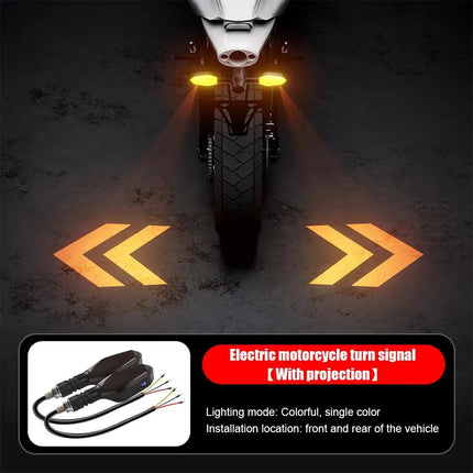 Motorcycle Road Projection Turn Signal Lights - photo 4
