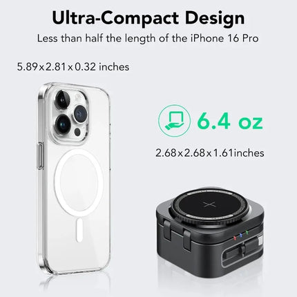 Magnetic 3 in 1 Wireless Charger Station With Extension Cords - photo 4