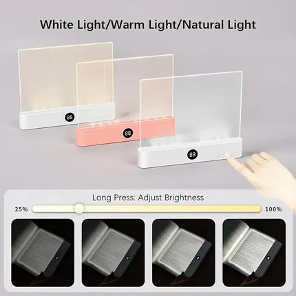USA-CALI Adjustable LED Reading Lamp clipped onto book or nightstand