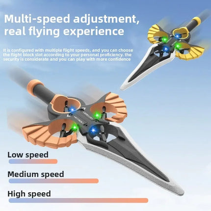Flying Sword Drone top-down view displaying rotor configuration